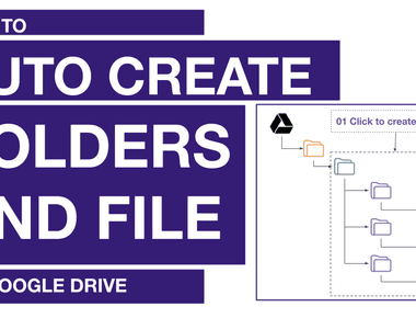 Como criar pastas e arquivos automaticamente no Google Drive
